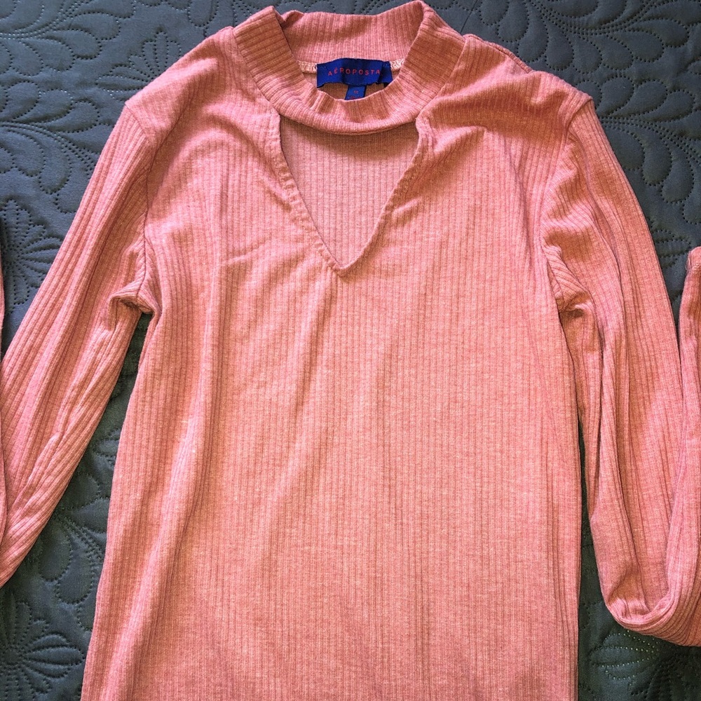 Aeropostale Pink Long Sleeve